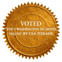 Voted "Top 5 Washington DC Hotel Values" by USA Today�January 2011
